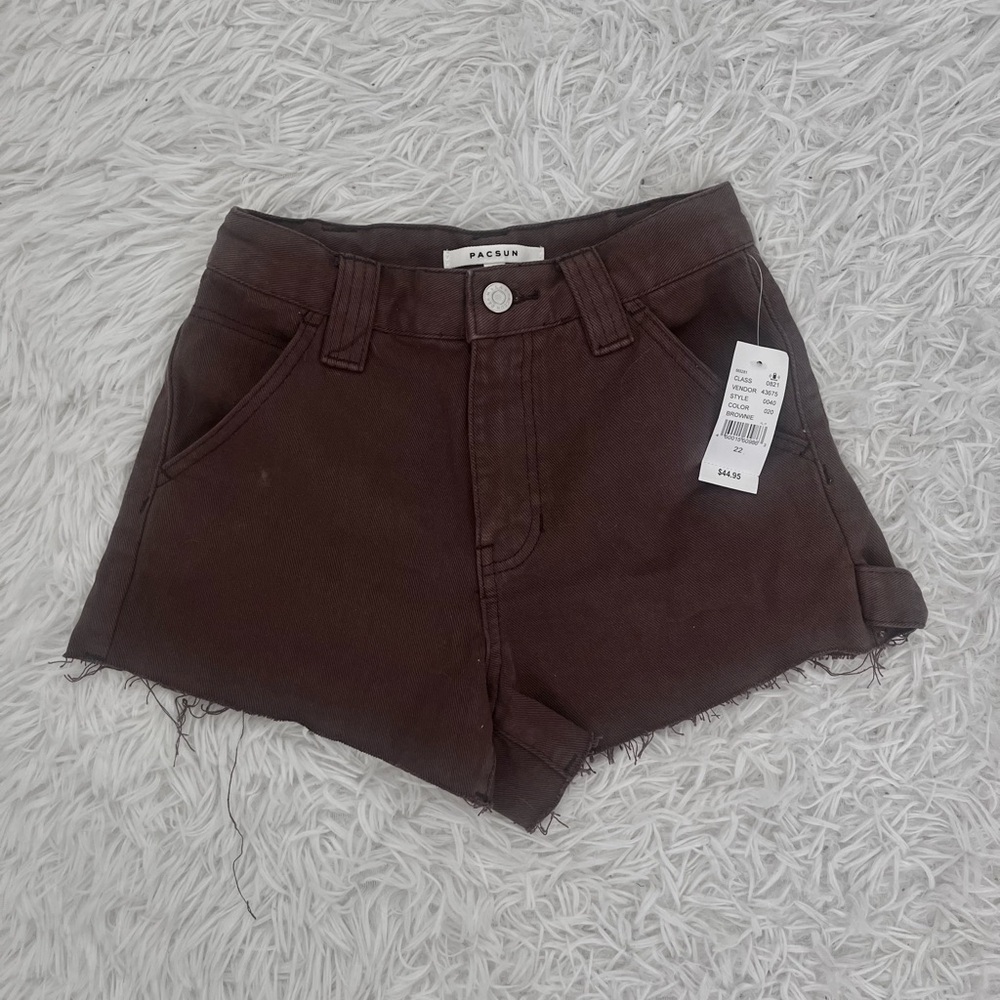 pacsun brown shorts